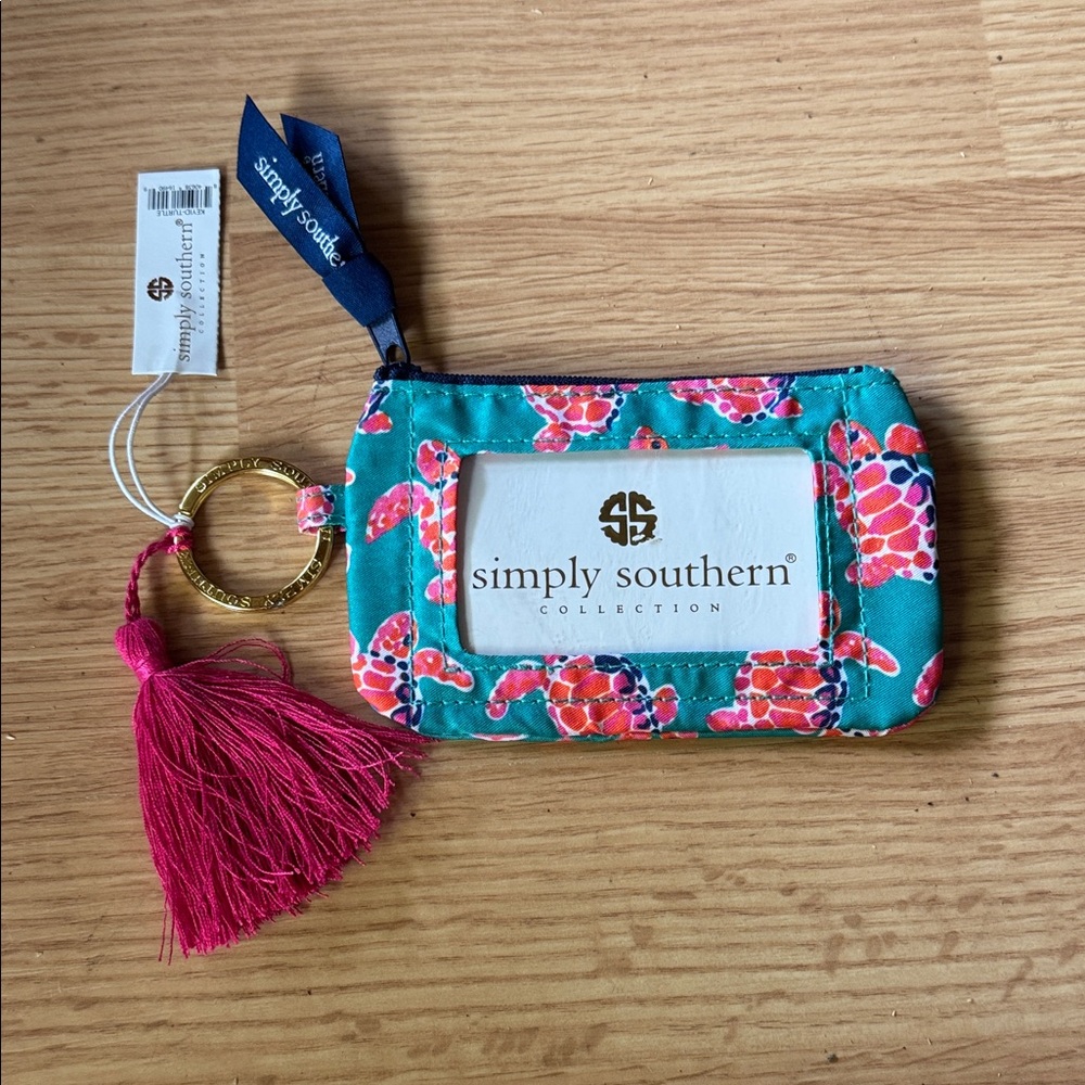 Simply Southern Vibrant Turtle Coin Pouch